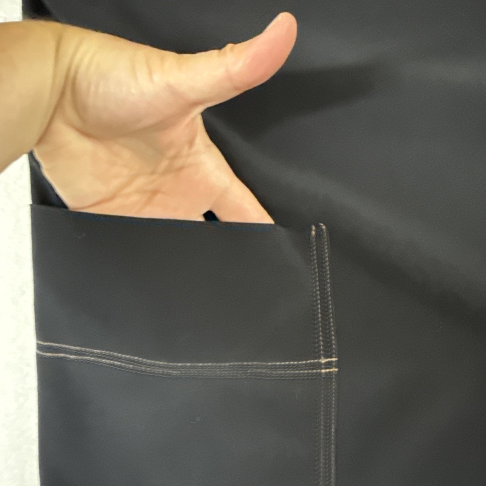 Chico Travelers Black Jacket Size 2 12/14 Pockets Staple Capsule Flowy Comfort - Picture 9 of 9